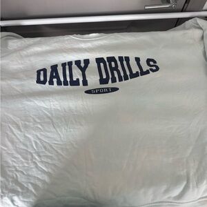 Daily Drills Light Blue Crew Neck Sweater